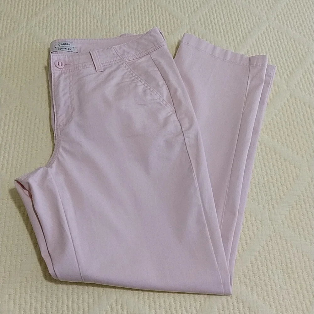 L.L.Bean Light Pink Favorite Fit Pants - Picture 9 of 12